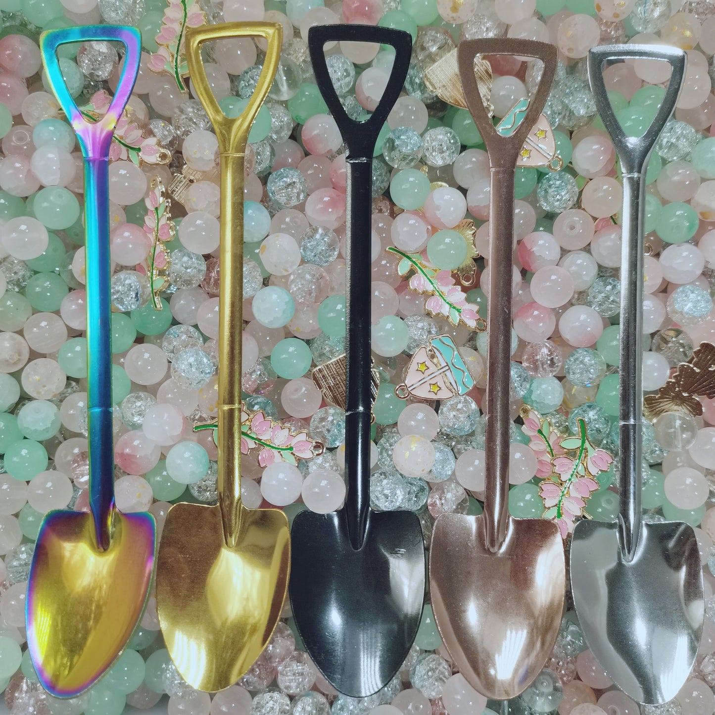 【D004】Beads spoon - DIY tools (Pack Offline)