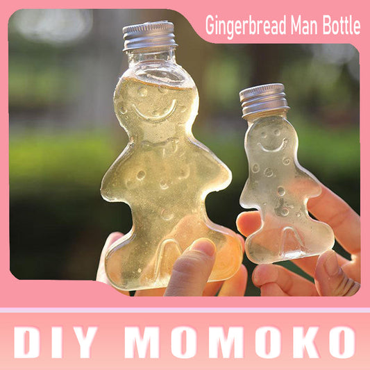 【D014】Gingerbread Man Bottle - DIY tools (Pack Offline)