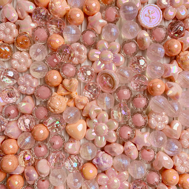 【R009】 Peach Fest - High quality acrylic beads（pack on live）