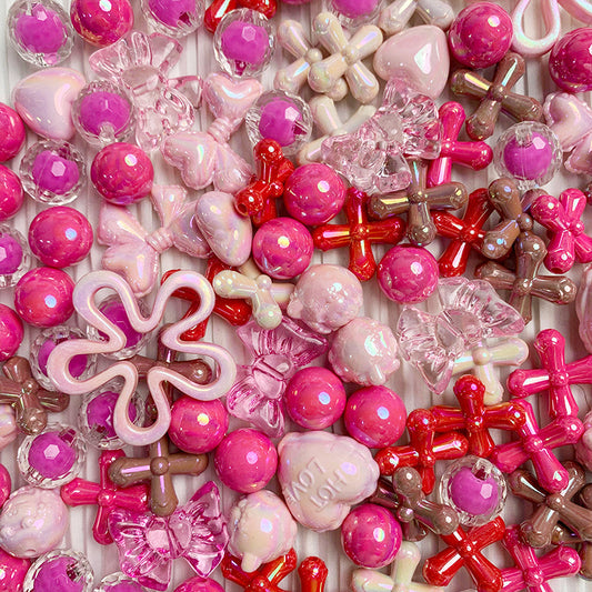 【R013】Barbie Fest - High quality acrylic beads（pack on live）