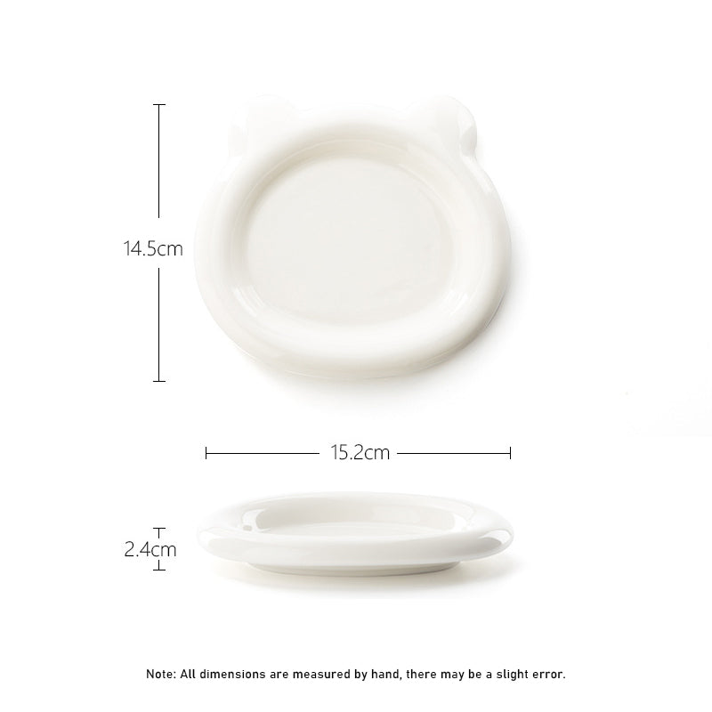 【D021】Bear Plate(15cm)- DIY tools Regular (Pack Offline)