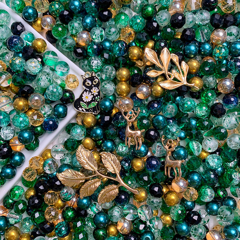 【A345】 Forgotten Forest 2.0 - High quality  glass beads(pack on live)