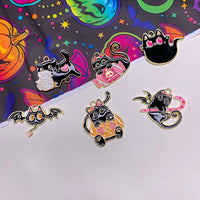 【P114】Family cat  -High quality charms