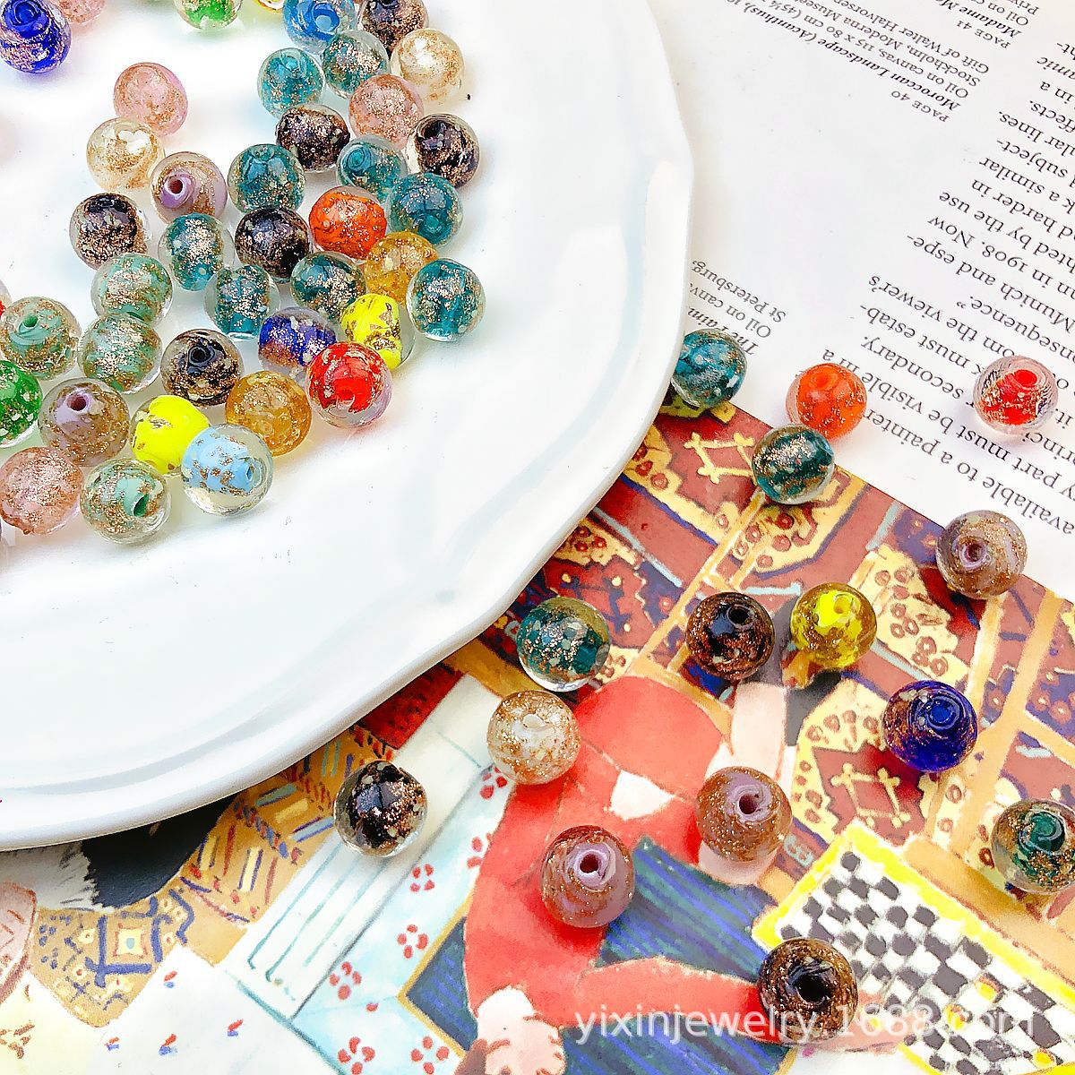 【A360】Luminous Beads - High quality  glass beads(pack on live)