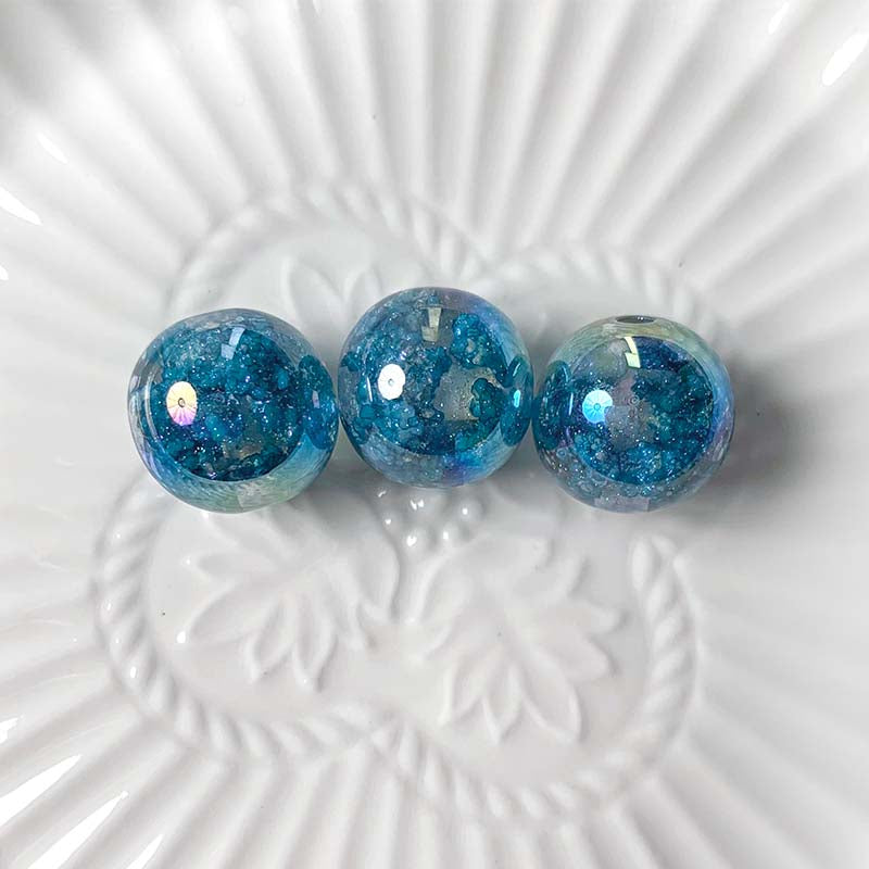 【R027】Luxury Nebula Clouds Acrylic Beads - High quality acrylic beads（pack on live）