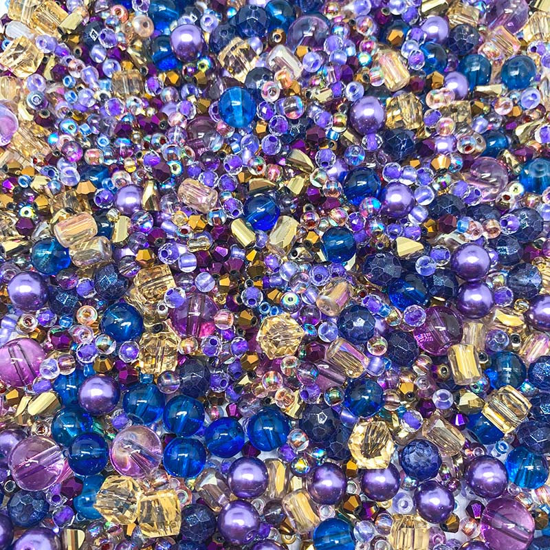 【S010】-Purple rain- High Quality Seed Beads