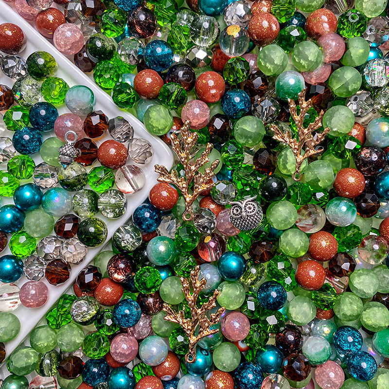 【A235】Evergreen Bliss - High quality glass beads