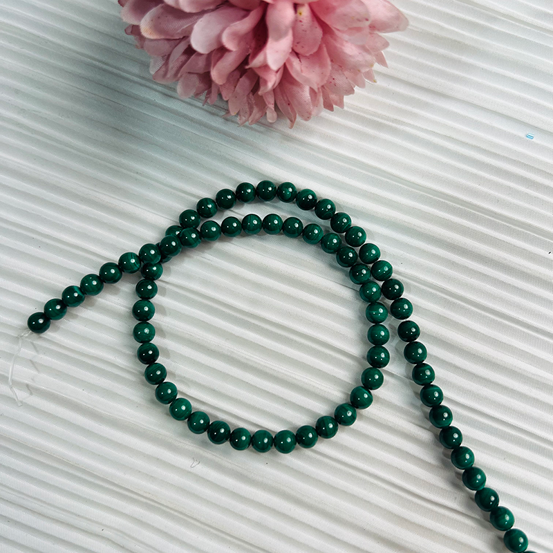 【C029】Malachite（6mm）-High Quality Natural Crystal Beads