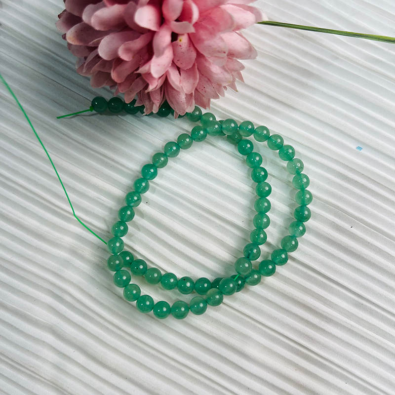 【C036】Green Aventurine（6-7mm）-High Quality Natural Crystal Beads