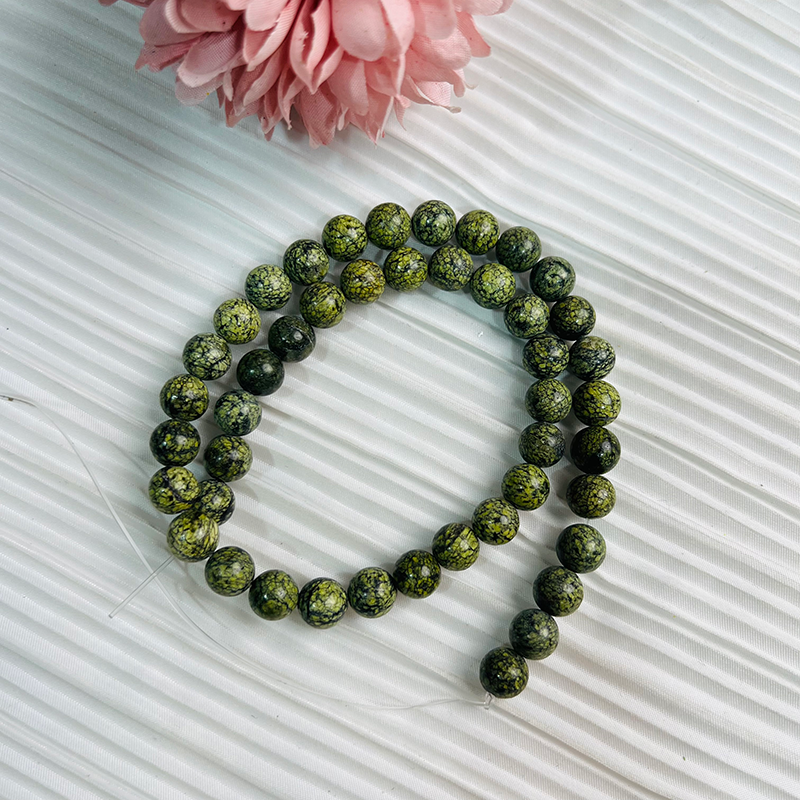 【C052】King Medicine Stone (8-9mm) -High Quality Natural Crystal Beads