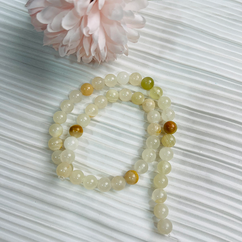 【C058 】Afghan jade(8-9mm)-High Quality Natural Crystal Beads