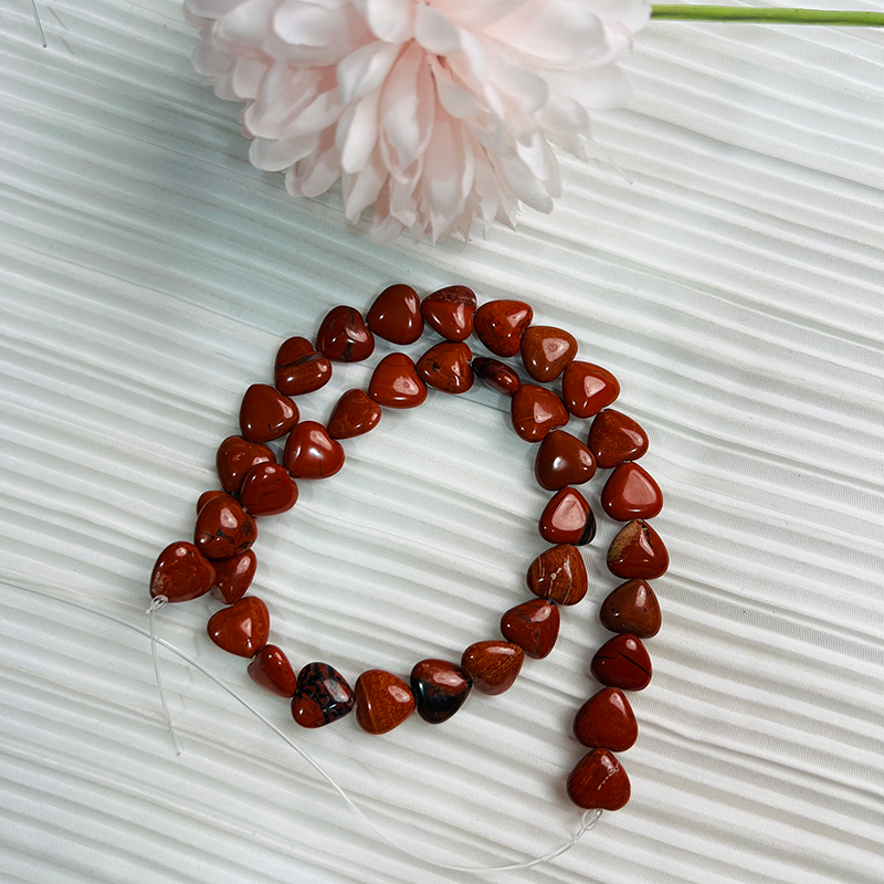 【C094】Crystal Heart-High Quality Natural Crystal Beads