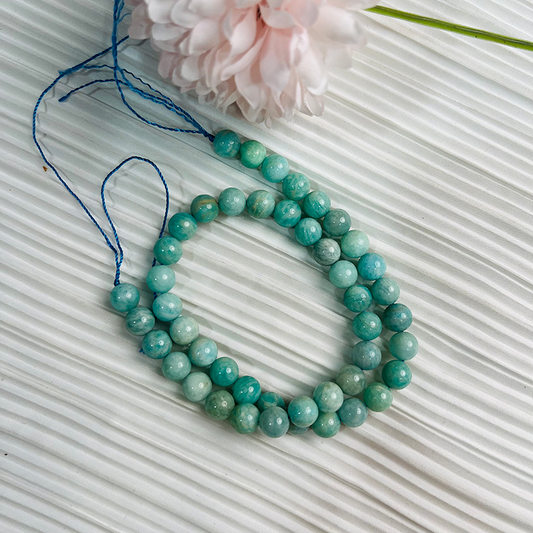 【C093】Amazonite(8MM)-High Quality Natural Crystal Beads