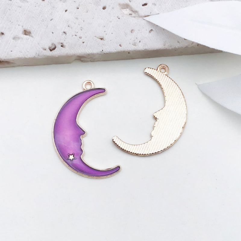 【P094】Moon and  Stars charms -High quality charms