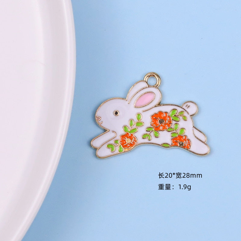 【P106】Flowers and animals-High quality charms