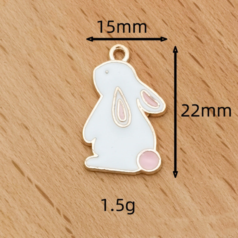 【P110】Standing Rabbit -High quality charms