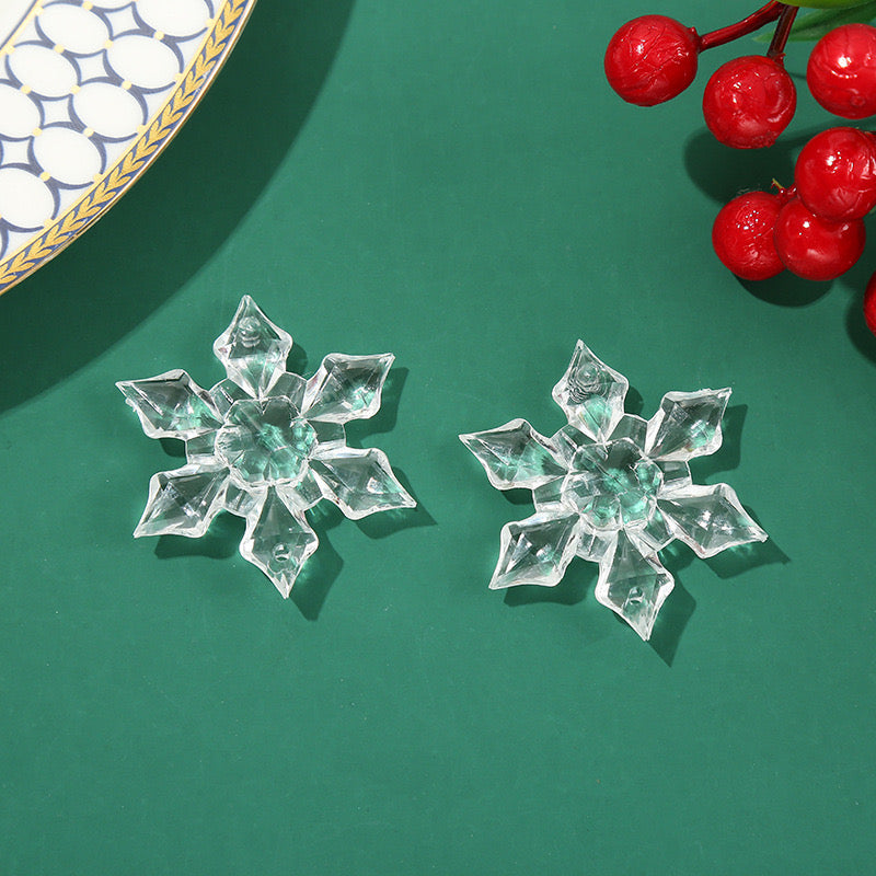 【P139】Snowflakes  -High quality charms