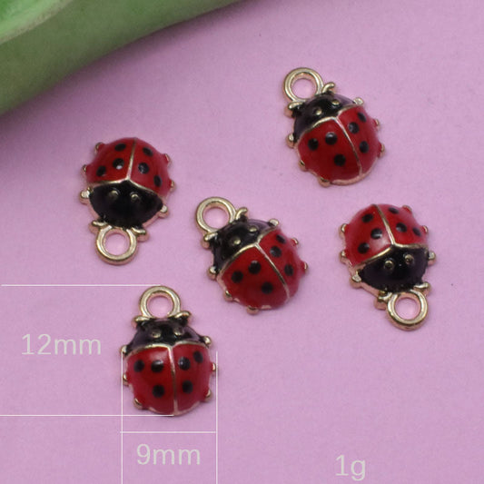 【P174】Ladybird(red）- High quality charms