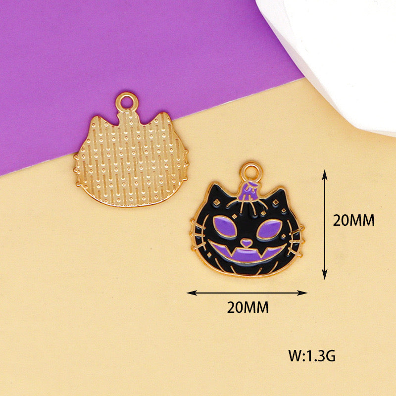 【P242】Halloween Kitty Charm - High quality charms