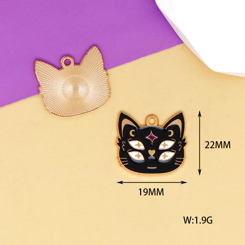 【P242】Halloween Kitty Charm - High quality charms