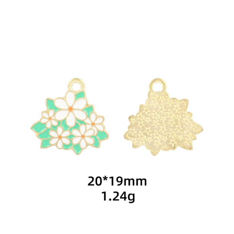 【P247】Flower - High quality charms