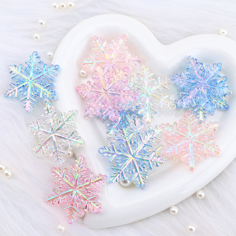 【P284】Snowflake- High quality charms