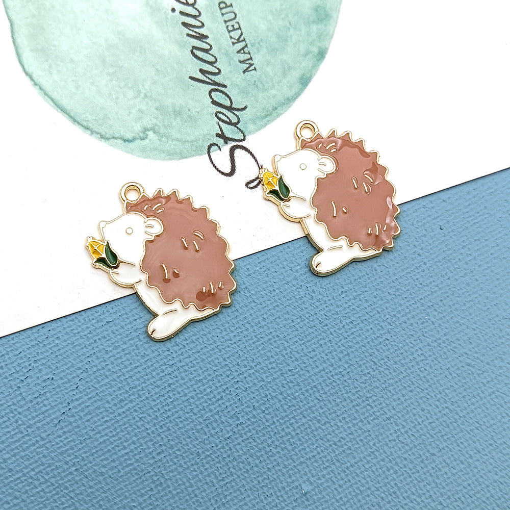 【P059】Hedgehog(2 pcs)-High quality charms