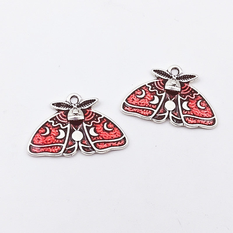 【P068】Moth(2 pcs)-High quality charms