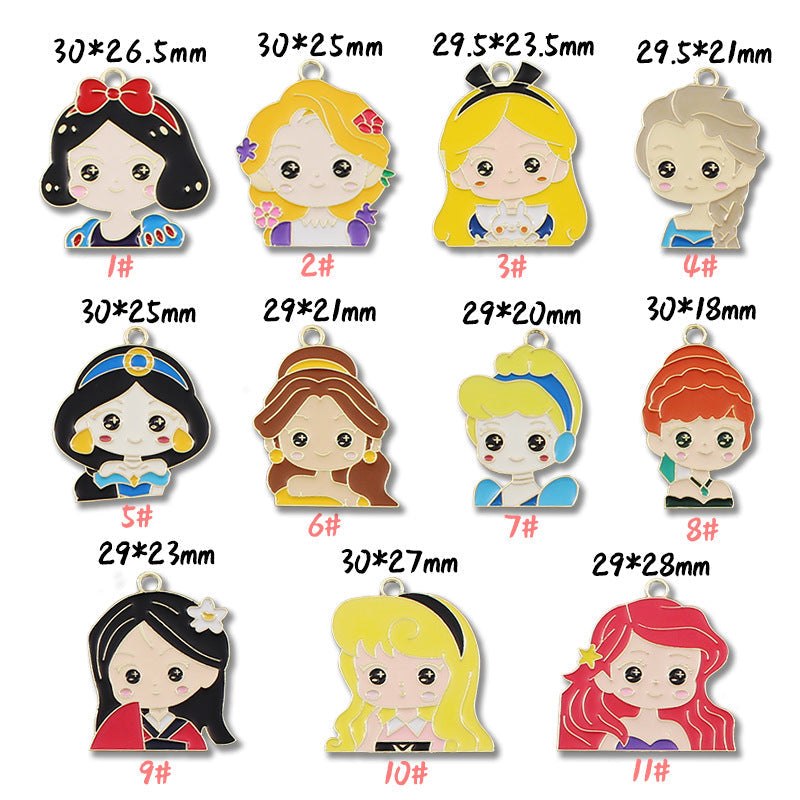 【P028】Disney Princess -High quality charms