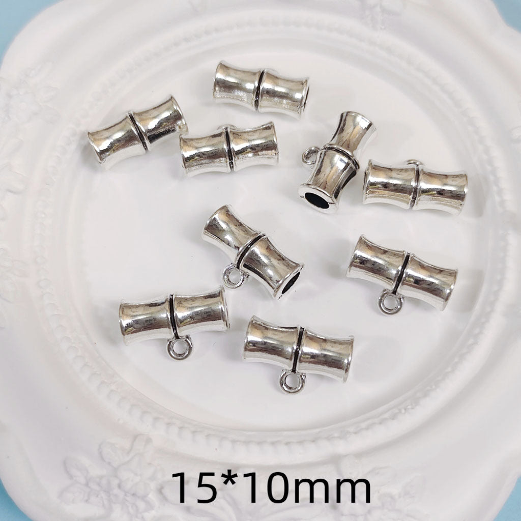 【P051】Silver Bamboo-High quality charms