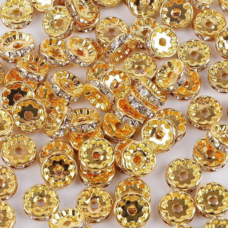 【P065】Drill ring ball spacer-High quality charms