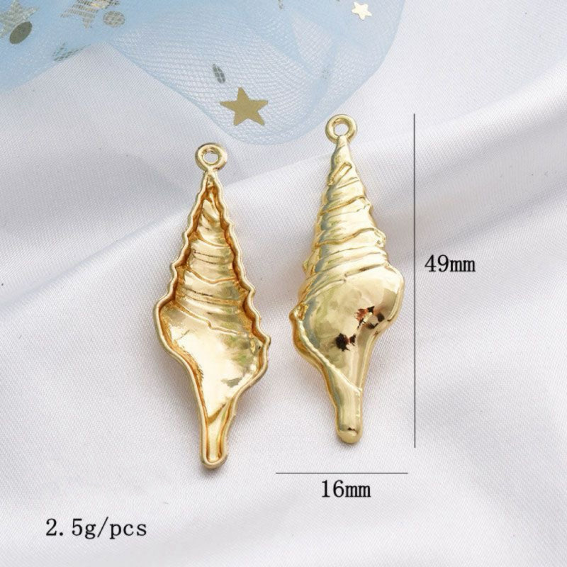 【P098】Conch-High quality charms