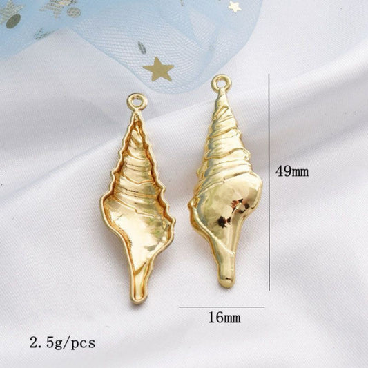 【P098】Conch-High quality charms