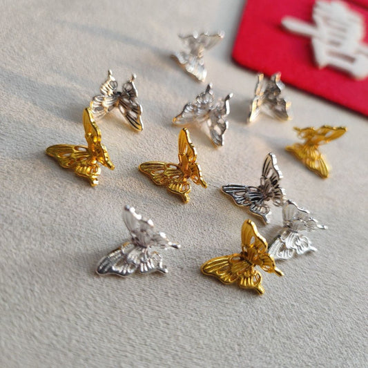 【P008】3D Butterfly - High quality charms