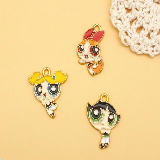 【P286】The Powerpuff Girls- High quality charms